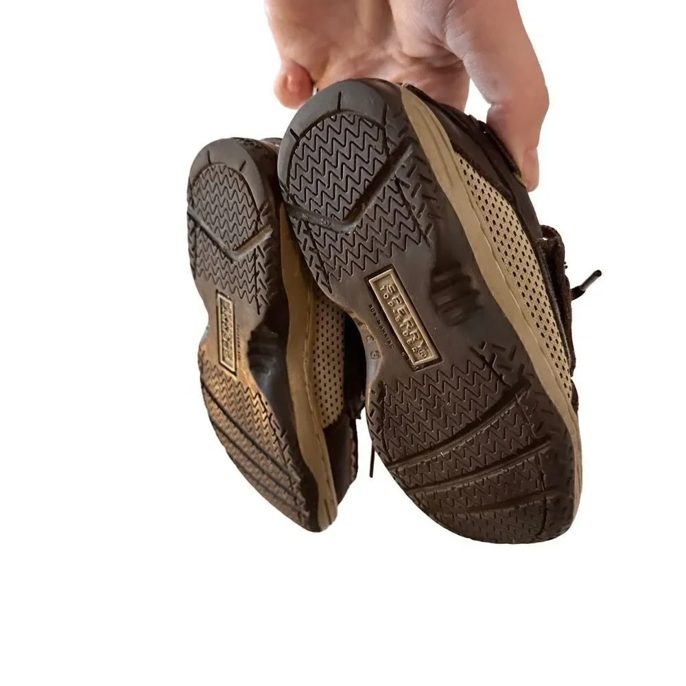 Sperry Boys Baby Billfish Chocolate Leather 7M‎